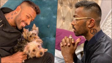 Hardik Pandya Gets New Tattoos! Indian Cricketer Inks Cute Paw Prints and  Peace Sign Tattoos on Neck (See Pics) | 🏏 LatestLY