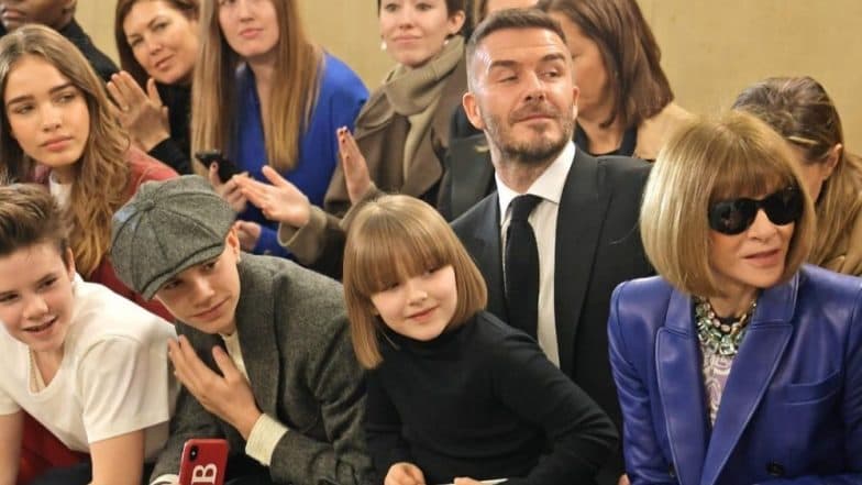 Victoria And David Beckham's Daughter Harper Is Anna Wintour's Mini-Me Version And This Picture Proves The Same! Victoria And David Beckham's Daughter Harper Is Anna Wintour's Mini-Me Version And This Picture Proves The Same!