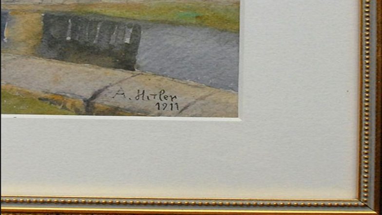 Hitler Paintings Fail To Sell At Auction, Authorities Say They Could be Forged