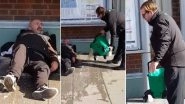 Railway Staff in Southwest London Pour Dirty Water on Homeless Man As He Refuses to Move, Suspended After Video Goes Viral