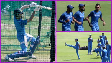Virat Kohli and Co Practice Hard Ahead of IND vs AUS 2nd T20I in Bengaluru, See Photos