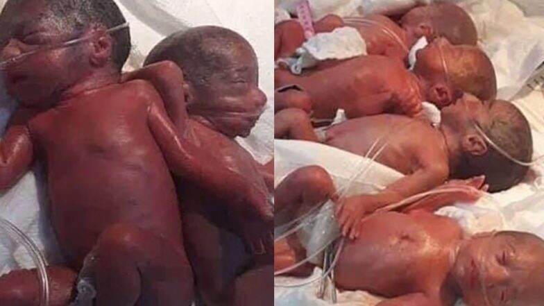 Natural Septuplets Birth: 25-year Old Iraqi Woman Gives Birth Six Girls & One Boy, All in Good Health Natural Septuplets Birth: 25-year Old Iraqi Woman Gives Birth Six Girls & One Boy, All in Good Health