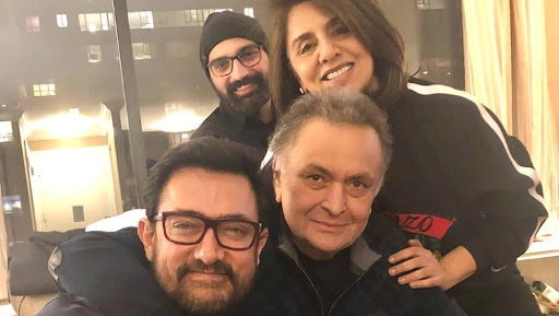Aamir Khan Visits Ailing Rishi Kapoor in New York; Neetu Calls Him a ‘True Superstar’ – See Pic