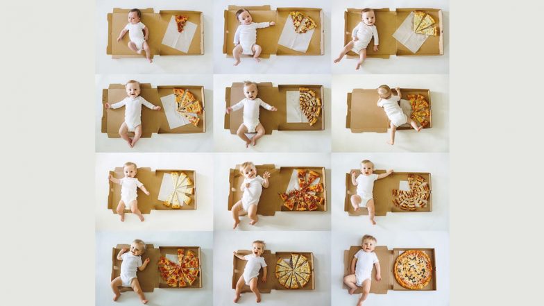 Woman Documents Her Baby’s Monthly Growth With PIZZA: Here Are Some Creative Baby Monthly Milestone Picture Ideas for You