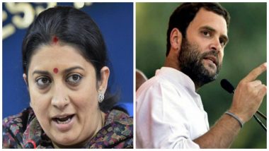 Amethi Shocker For Congress In Initial Trends: Rahul Gandhi Trailing, Smriti Irani Leading; Counting On For Lok Sabha Elections 2019 Results