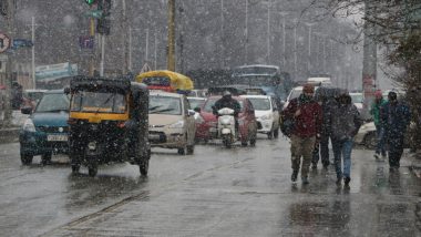 Jammu and Kashmir Weather Update: Valley Receives Fresh Spell of Rain, Snow to Continue for Next Four Days