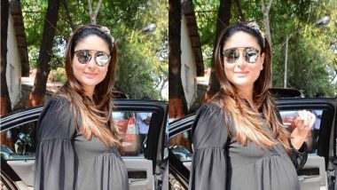 Kareena Kapoor Khan is All Smiles as She Flaunts Her 'Baby Bump' (View Pic)
