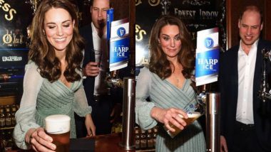 Duchess Kate Middleton Pours A Pint Of Beer In Ireland, Crowd Breaks Into A Huge Applause For The Royal Bartender (Watch Video)