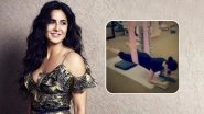 Katrina Kaif Workout in Spite of Her Toe Injury: Watch Her Fly in Aerial Pilates Exercise Video