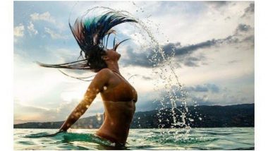 Katrina Kaif Looks Hot in a Bikini as She Dramatically Flips Her Hair in the Water! (View Pic)