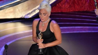 Lady Gaga's Wept Throughout As She Delivered Her Acceptance Speech For Winning Her First Oscars! Watch Video