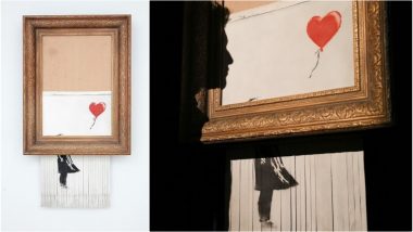 Banksy’s Self-Shredding Painting ‘Love Is in the Bin’ Goes on Display in Germany