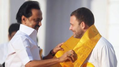 Lok Sabha Elections 2019: Congress to Contest 9 Seats in Alliance With DMK in Tamil Nadu, Says MK Stalin