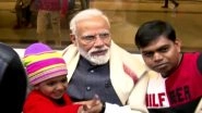 PM Narendra Modi Takes Delhi Metro Ride From Khan Market To Go To ISKCON Temple Bhagavad Gita Event, Clicks Selfies With Passengers; Watch Video