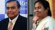 West Bengal Becoming Best Bengal Under Mamata Banerjee, Says Mukesh Ambani at BGBS 2019; Watch Video