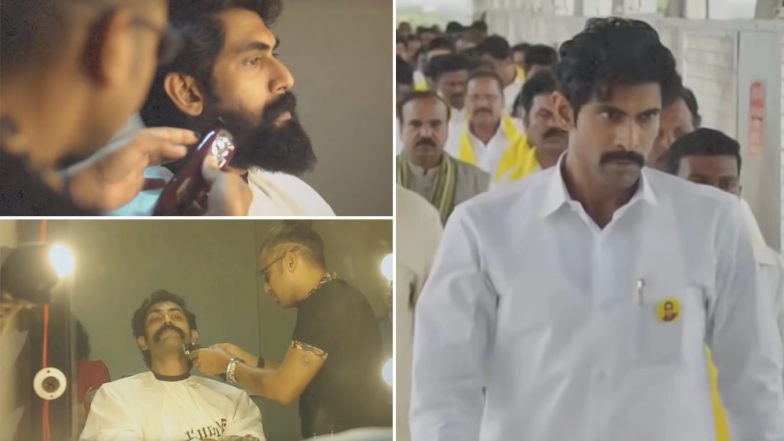 NTR Mahanayakudu: Rana Daggubati Turns Into N Chandrababu Naidu and The Transformation Video is Unmissable
