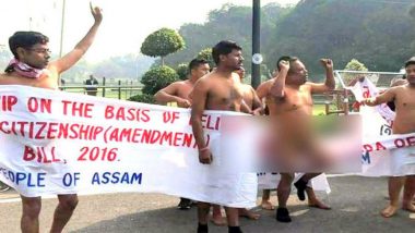 Citizenship Amendment Bill 2016 Stir: Three KMSS Activists Protest Naked in Assam