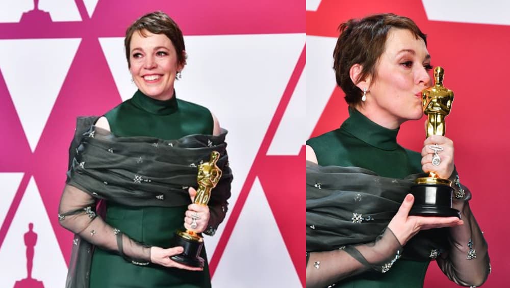 Olivia Colman Says 'Can't Remember' After Winning at the 2019 Academy Awards for Best Actress Olivia Colman Says 'Can't Remember' After Winning at the 2019 Academy Awards for Best Actress
