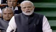 PM Modi Attacks Opposition in Lok Sabha, Delivers an Election Speech Recounting NDA's Achievements