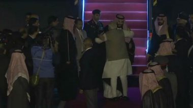 Mohammed Bin Salman, Saudi Crown Prince, Arrives in India After Pakistan Visit, Gets Warm Hug From PM Narendra Modi