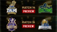 PSL 2019 Today's Cricket Matches: Schedule, Start Time, Points Table, Live Streaming, Live Score of February 24 T20 Games
