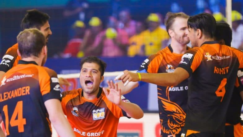 PVL 2019:Black Hawks Hyderabad Beat U Mumba  LatestLY