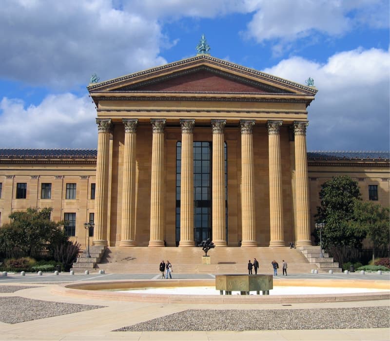 Founded in 1876 as part of the Centennial Exposition, the Philadelphia Museum of Art moved to its current home atop Benjamin Franklin Parkway in 1928. Founded in 1876 as part of the Centennial Exposition, the Philadelphia Museum of Art moved to its current home atop Benjamin Franklin Parkway in 1928.