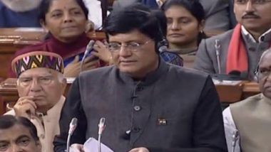 Budget 2019: Union Minister Piyush Goyal Begins Budget Speech Wishing Speedy Recovery of Arun Jaitley