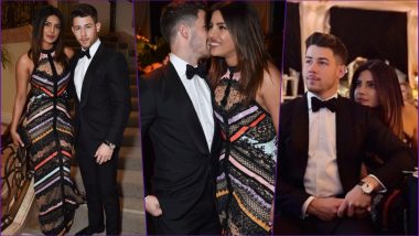 Priyanka Chopra and Nick Jonas Make Heads Turn With Their Cute PDA and Stunning Outfits (See HD Pics)