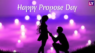 Propose Day 2019 Images & HD Wallpapers for Free Download Online: Wish Happy Propose Day With Romantic GIF Greetings & WhatsApp Sticker Messages During Valentine Week