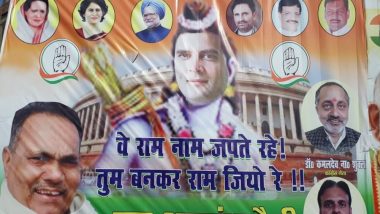 Rahul Gandhi Showed as Lord Ram in Patna Poster, Complaint Filed in Civil Court Against Congress President & Others