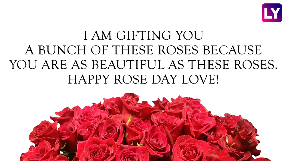 Rose Day 2019 Greetings & Messages: SMS, GIF Images, WhatsApp Stickers ...