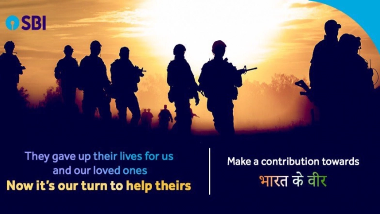 State Bank of India Enables UPI Bharatkeveer@sbi to Collect Donations for Pulwama Terror Attack Martyrs