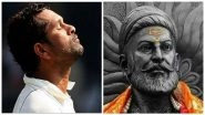 Shivaji Jayanti 2019: Sachin Tendulkar Greets Nation on Chhatrapati Shivaji Maharaj's Birth Anniversary