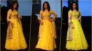 LFW 2019: Saina Nehwal Glows in Yellow Vaani Raghupathy &lsquo;Lehenga Choli&rsquo; at Lakme Fashion Week (See HD Pics)