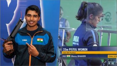 Manu Bhaker-Saurabh Chaudhary Smash World Record in 10m Air Pistol Mixed Team Match at 12th Asian Airgun Championship