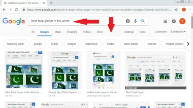 Google Search For 'Best Toilet Paper in The World' Shows Images of Pakistan Flag! Is It Pulwama Attack Effect?