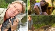 Steve Irwin's Birth Anniversary: From Deadly Snakes to Chasing Cheetahs, These Videos of The Crocodile Hunter Prove His Love For Animals