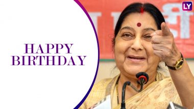Sushma Swaraj Birthday: Times BJP Leader Proved That She Means Business With Her Spectacular Achievements