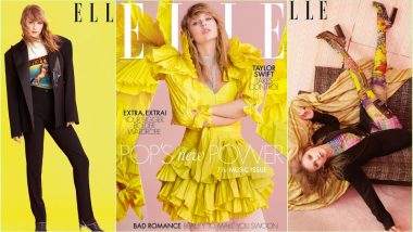 Taylor Swift Is Your Sunshine Girl As American Songstress Graces Elle UK Magazine Cover in Bright Yellow Dress! See Pics