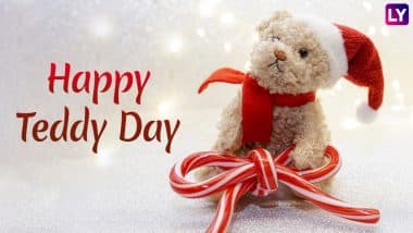 Happy Teddy Day 2019 Wishes: Romantic GIFs Images, WhatsApp Sticker Messages, Greetings, Instagram Quotes & SMS to Send During Valentine Week