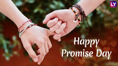 Promise Day 2019 Wishes & WhatsApp Stickers: GIF Image Messages, Romantic Greetings, Instagram Quotes & SMS to Send During Valentine Week