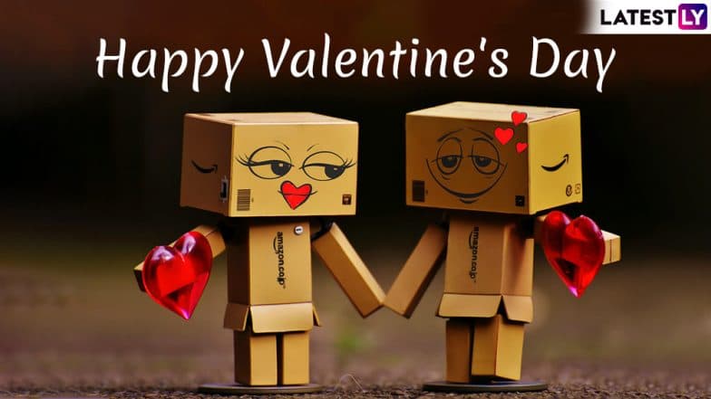 Valentine's Day 2019 Wishes and Messages: Romantic WhatsApp Stickers, GIF Images, Love Quotes, SMS to Send Happy Valentines Day Greetings Valentine's Day 2019 Wishes and Messages: Romantic WhatsApp Stickers, GIF Images, Love Quotes, SMS to Send Happy Valentines Day Greetings