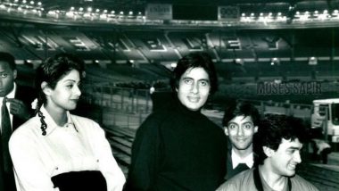 Amitabh Bachchan Posts a Rare Picture with Sridevi, Salman Khan and Aamir Khan