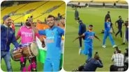 Shikhar Dhawan and Yuzvendra Chahal Grove to the Tunes of Bharat Army After Clinching ODI Series Against New Zealand (Watch Video)