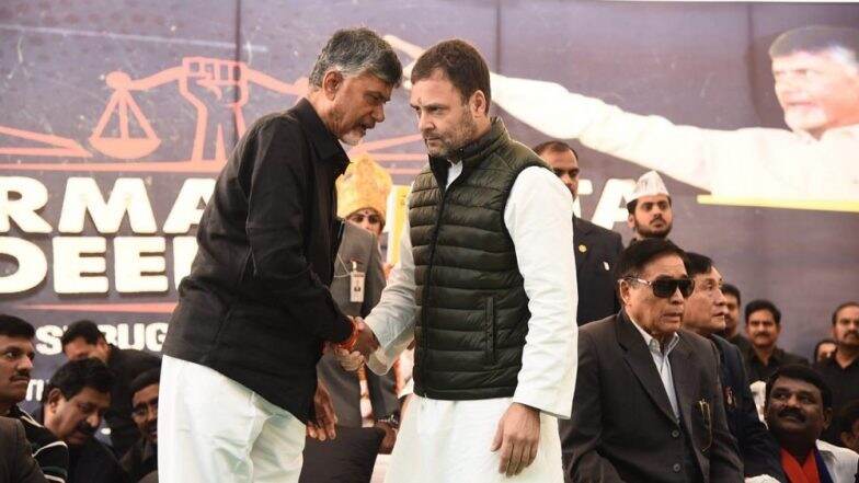 Delhi: Andhra Pradesh CM N Chandrababu Naidu Sits on Fast for Special Category Status Delhi: Andhra Pradesh CM N Chandrababu Naidu Sits on Fast for Special Category Status
