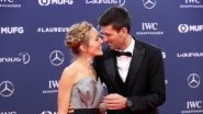 Novak Djokovic and Wife Jelena Challenge Roger Federer, Cristiano Ronaldo, Rafael Nadal and Others to Do a Crazy Stunt (Watch Video Post)