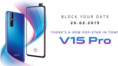 Vivo V15 Pro To Feature 32MP Pop-up Selfie Camera; Price in India, Launch Date, Features & Specifications: All You Need To Know