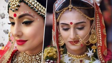 Hina Khan in Kasautii Zindagii Kay 2 or Erica Fernandes From Kuch Rang Pyaar Ke Aise Bhi! Whose Bong Bridal Look is Your Favourite? Vote Now