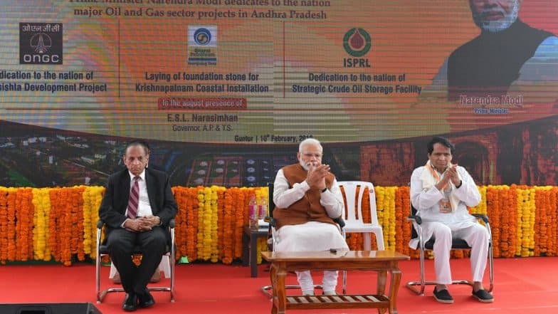 Andhra Pradesh: Narendra Modi Dedicates Vizag Petroleum Reserve Facility to Nation Andhra Pradesh: Narendra Modi Dedicates Vizag Petroleum Reserve Facility to Nation